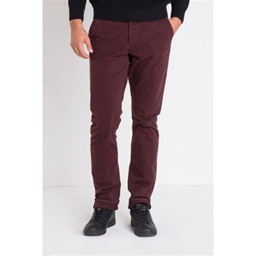 Designer Bonobo Jeans Bordeauxrot Chino Hose Herren Online